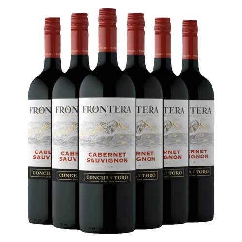 干露缘峰赤霞珠红葡萄酒FRONTERA Cabernet Sauvignon 6瓶