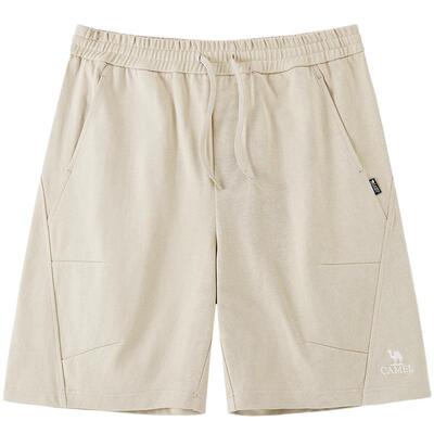 骆驼男装中性款针织短裤