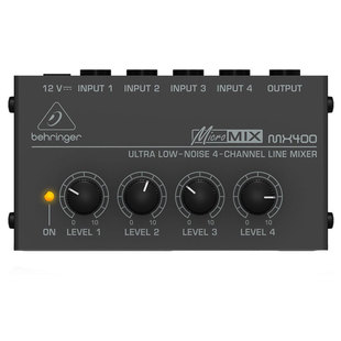 Behringer百灵达MX400迷你专业混音器效果器小型调音台直播演出