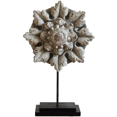 花纹木雕掬涵树脂礼物复古装饰