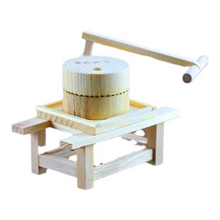 木制音乐马车磨推土挖土机推土车明月桥水车卡车汽车儿童玩具模型