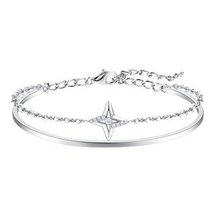 Fanci范琦 星灿手镯银镯子女小众设计感时尚生日礼物送女友