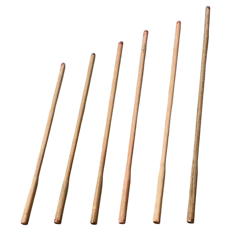 加厚木柄方头锄柄青冈木D头长柄锄头木柄挖笋锄头柄五金农用工具