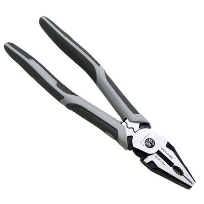 克丝钳子福冈工具电工钢丝钳拉钢丝钳8寸手钳多功能铗钳老虎钳子