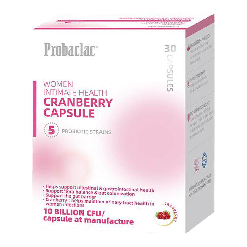 PROBACLAC拉曼蔓越莓女性专用益生菌私密护理护花菌1瓶装胶囊私处
