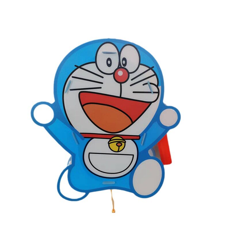 中秋节灯笼儿童手工制作diy卡通音乐灯笼幼儿园蜘蛛侠手提小花灯