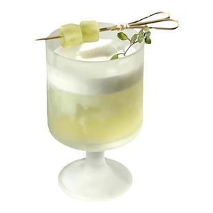 U Mi LIVING·执莎|杯具磨砂甜品杯透明玻璃杯饮料杯冰淇淋高脚杯