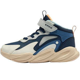 鸿星尔克男童鞋子2026冬季新款儿童保暖加绒棉鞋女童运动鞋跑步鞋