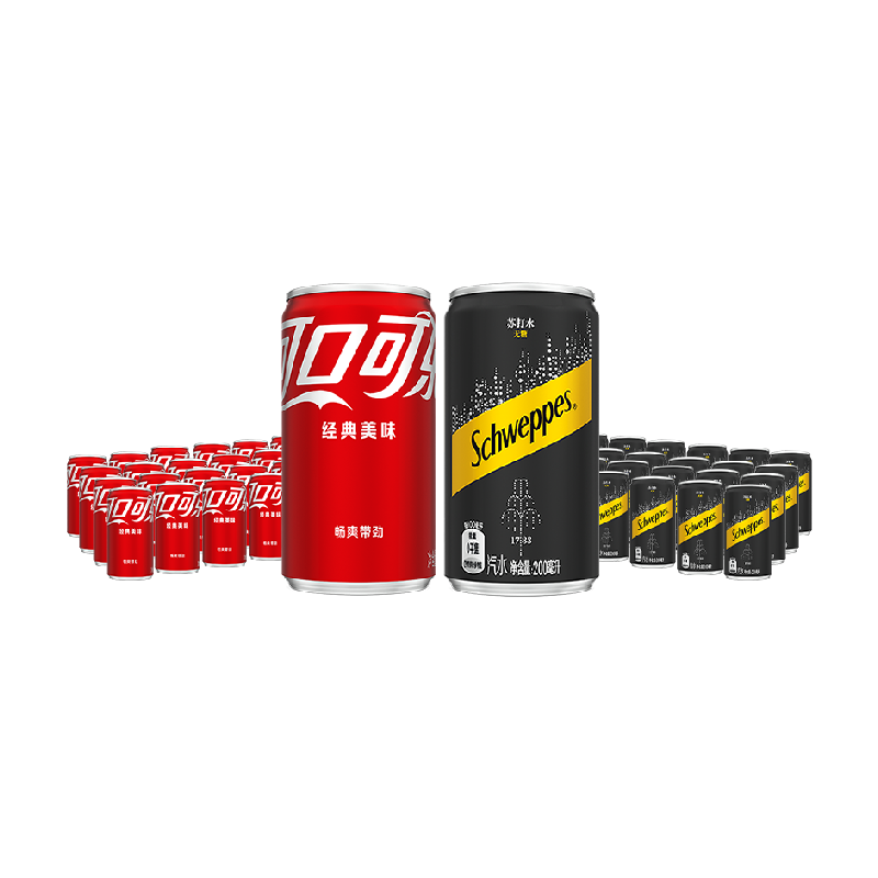 可口可乐+怡泉无糖碳酸饮料