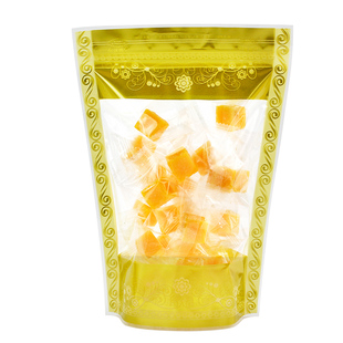 通用花茶包装袋 印金花休闲食品小吃零食自封花草茶密封袋子100个