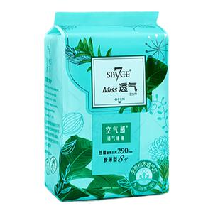 七度空间优雅卫生巾超薄棉柔透气日用组合姨妈巾32片官网正品