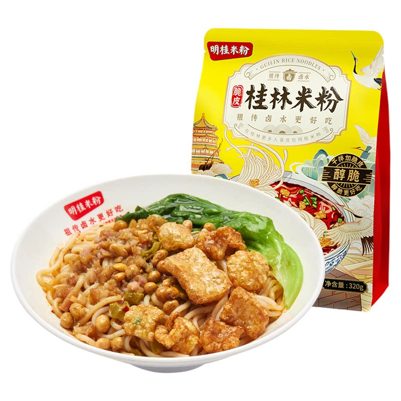 广西桂林明桂米粉速食自煮拌粉