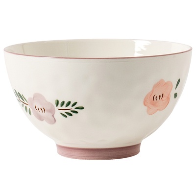 紫熏花高颜值家用陶瓷饭碗