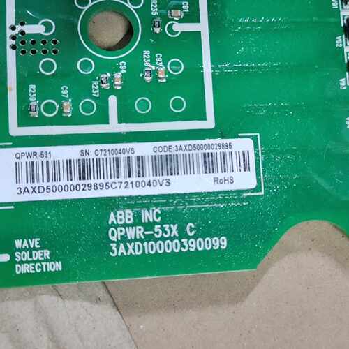 议价QCON-21 QPWR-531 ABB变频器电源驱动板功能