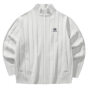 超级安踏男款针织毛衣秋冬保暖休闲外套潮流立领开衫152548720U