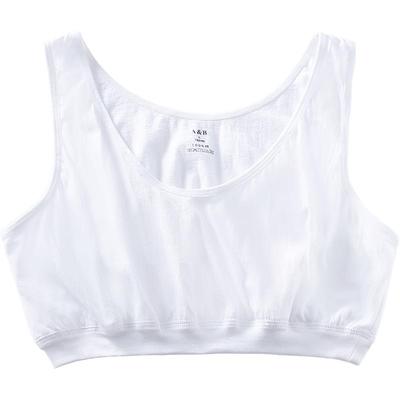 AB中老年夏胸罩背心纯棉家居睡衣