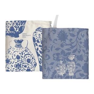 故宫文创帆布包国风大容量袋国潮青花瓷休闲包手提袋生日礼物