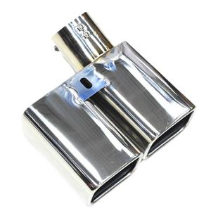 热卖适用30系汽车埃尔法改装排气管尾喉双出方口阿尔法不锈钢尾嘴