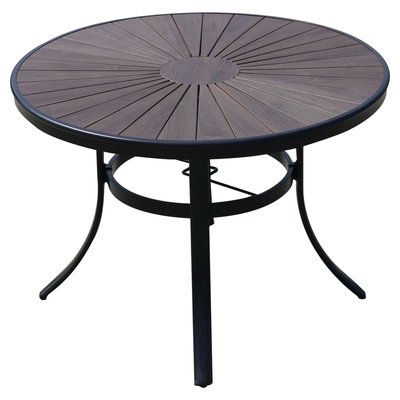 远茂户外休闲塑木桌椅桌子奶茶店