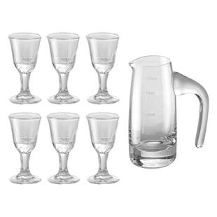 CKW 精致小酒杯套装白酒杯分酒器家用高级感一口杯子弹杯水晶酒具