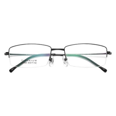 欧斯迈男半框纯钛超轻眼镜