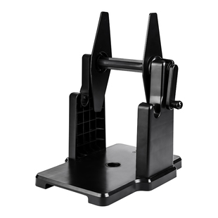 科然标签打印机外置支架可适用于TSC斑马佳博立象打印机大卷标签手动回卷器热敏纸铜版纸水洗唛通用手摇支架