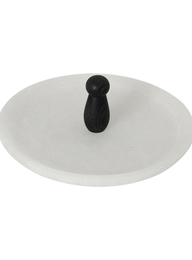 中古风天然云石托盘高级感