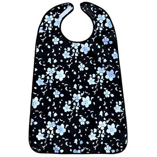 老年人防漏饭口水巾护理用老人吃饭围兜防油溅喂饭围嘴围裙多功能