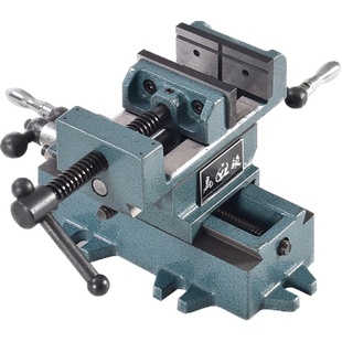 赢领重型精密十字平口钳台虎钳 钻床变铣床双向移动台钳工作台