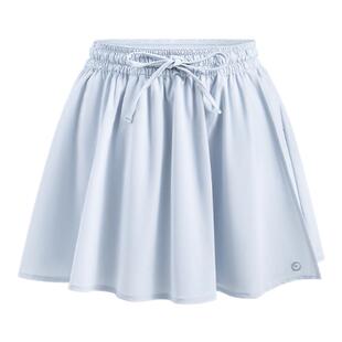 小野和子运动蓬蓬裙女夏季网球半身裙防晒瑜伽A字裙休闲白色短裙