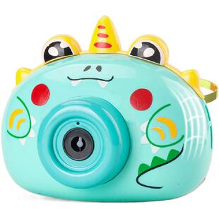 抖音同款泡泡机电动吹泡泡照相机灯光音乐儿童恐龙全自动泡泡玩具