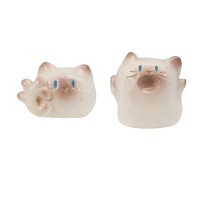 猫猫pai表演艺术家水晶盲盒可爱猫咪手办桌面摆件生日礼物女新年