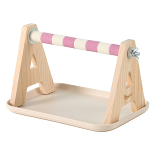 我和它鹦鹉桌面站架拉屎神器定点排便磨砂站杆鸟站架台训练玄凤