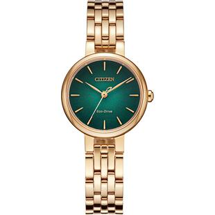 西铁城旗舰店花语风吟系列光动能时尚女士手表EM0990