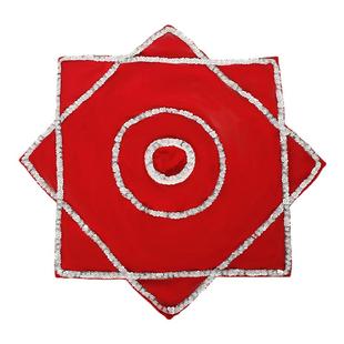 亮片舞蹈手绢东北秧歌手绢花考级专用民族舞麻纱二人转红手帕成人