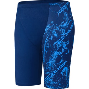 WaterTime儿童泳裤男童男孩中大童专业训练青少年平角速干泳裤