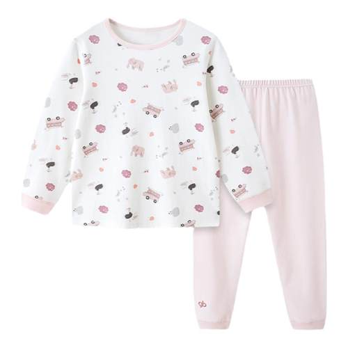 好孩子gb春秋新生儿大童套装纯棉内衣长袖套装男童女童内搭套装