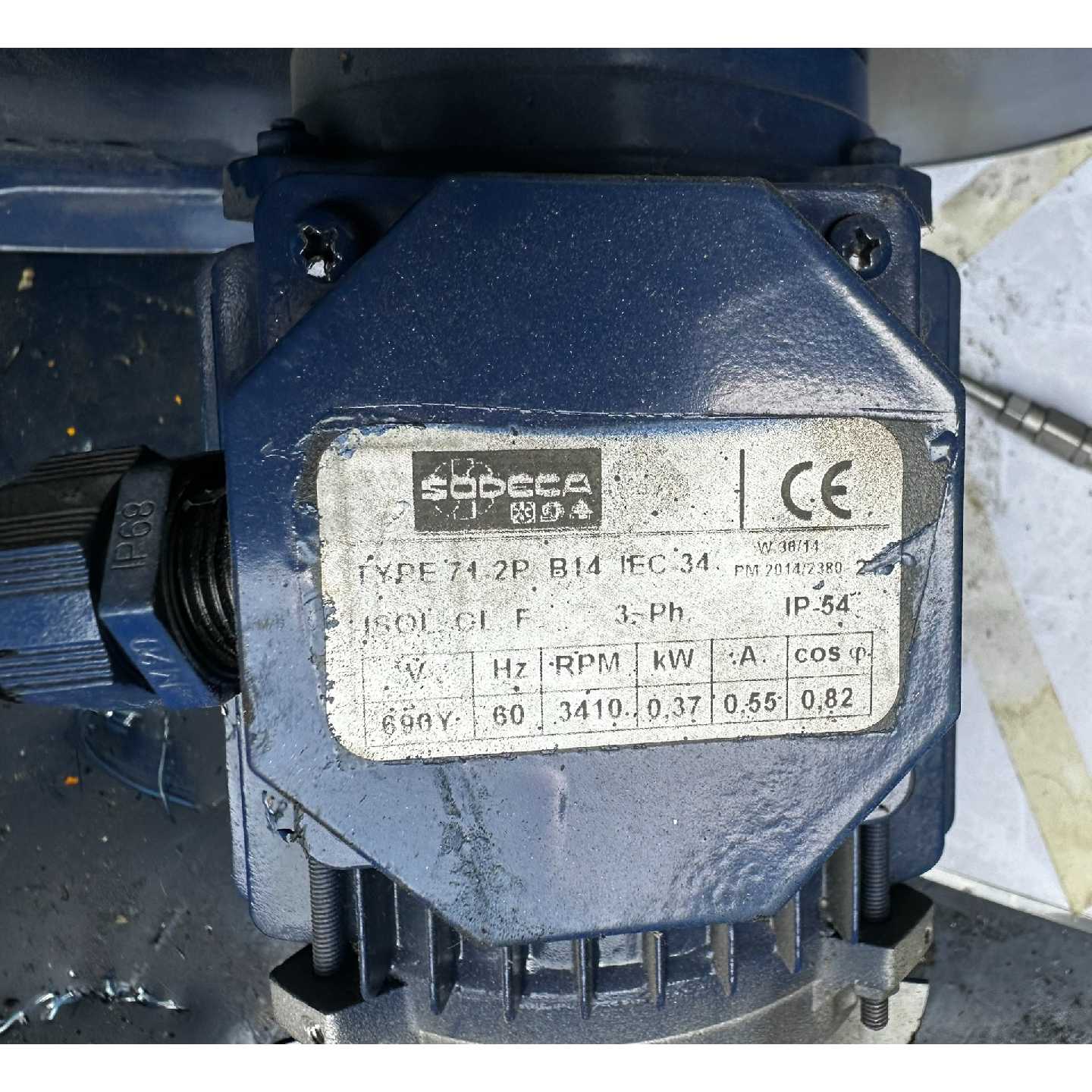 【议价-可维修】西班牙 SODECA 索德卡 风机 额定电压690 V 额 全