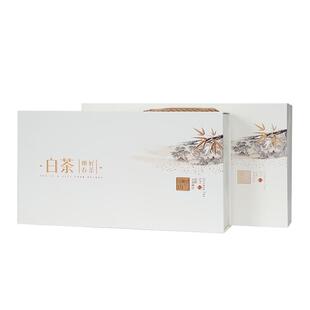 新款白茶黄金芽礼盒五合一半斤装安吉白茶高端包装空茶盒可定制