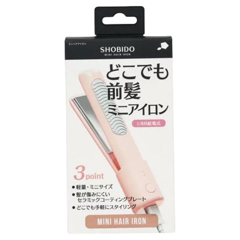 日本妆美堂USB充电直板梳不伤发