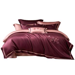 水星家纺艺术家联名款四件套100支双股匹马棉套件奢华高端礼品