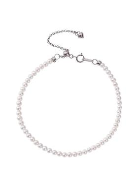 天然淡水珍珠手链S925银链