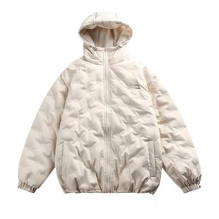 TIRED国潮压印三防情侣保暖轻薄羽绒服男女冬季90白鸭绒加厚外套