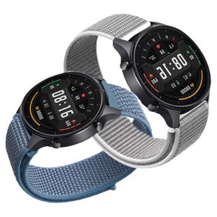 适用小米watch5手表s4sport表带color2运动尼龙s3帆布S1 pro智能s2硅胶编织腕带透气回环原装配件表链秋冬
