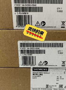 【询价】6ES7144-5KD00-0BA0ET200数字输入适用