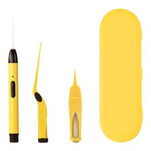 发光耳勺带灯充电掏耳神器软头儿童挖耳屎专用镊子宝宝掏耳朵耳勺