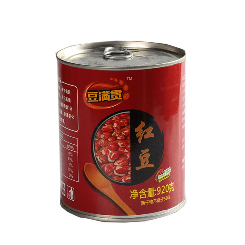 红豆罐头大桶罐装奶茶原料小料