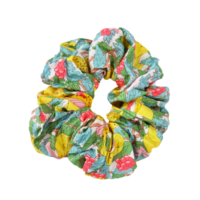 WellD 时髦文艺复古大肠发圈2026新款韩系春夏丸子头发绳头花发饰