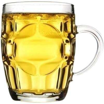 大容量加厚玻璃把杯耐热泡茶杯子