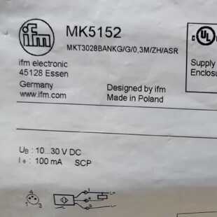 议价IFM MK5138 MK5152 MK5155 MK5157 全新原装正品易福门